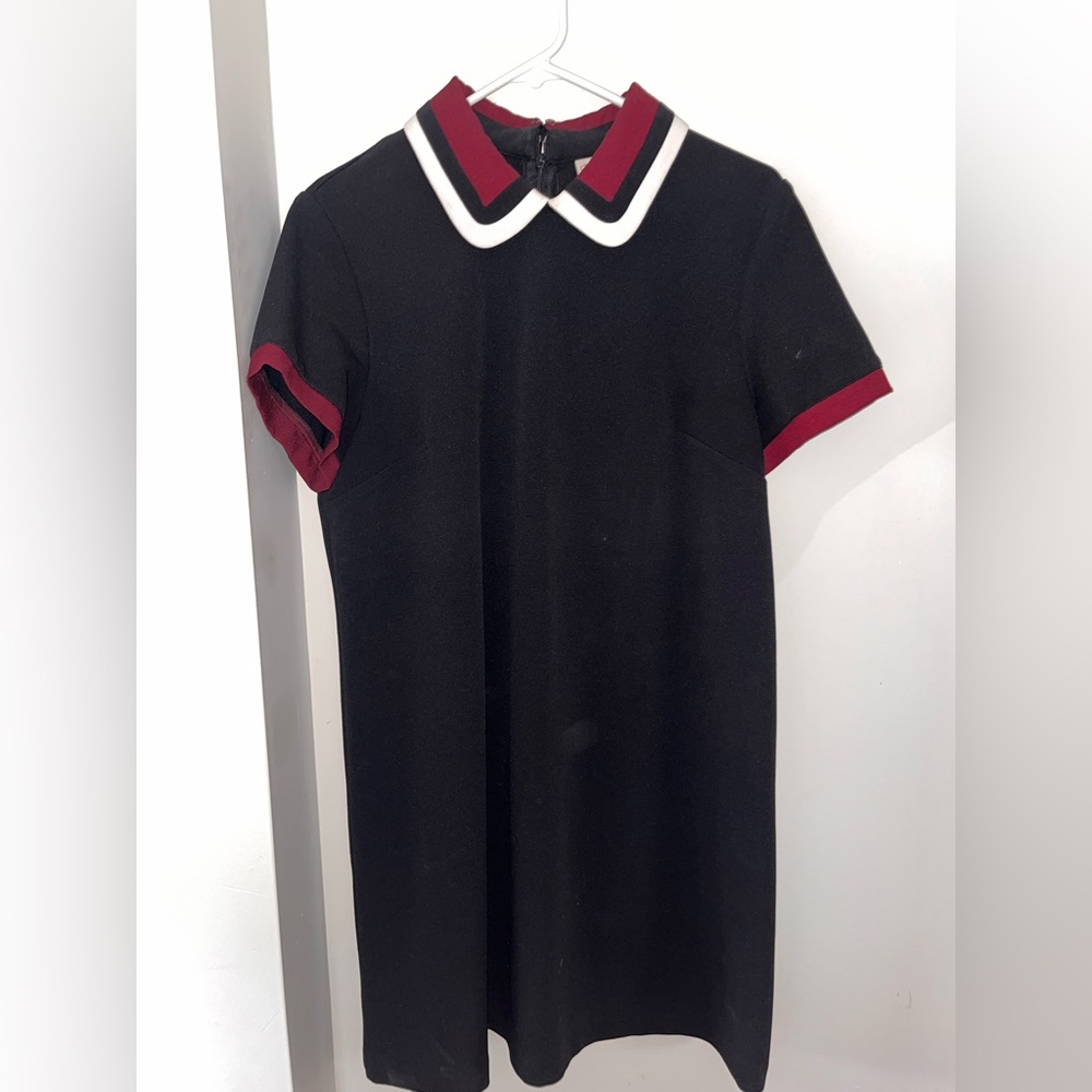 Collared Black Dress